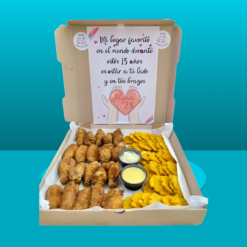 Box alitas broaster 2030